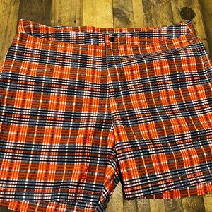 Bugatchi Plaid Swim Trunks | Size 36 | Resort / Vacation Ready